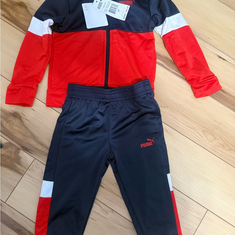 New Puma Kids Tracksuit Set – 2T